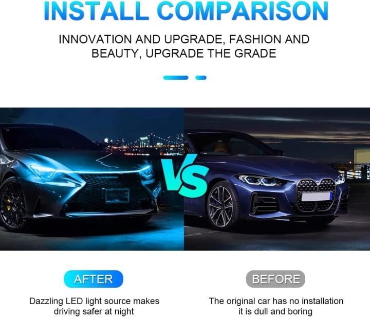 12v%20150cm%20180cm%20Flexible%20LED%20Car%20Universal%20Engine%20Hood%20Guide%20Decorative%20Light%20Bar%20Waterproof%20DRL%20LED%20Strip%20Daytime%20Running%20Light%20-%20Image%207