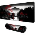 Sakura Scenery Mouse Pad Large Anti-Slip Rubber Gaming MousePad Durable Desk Pad Thick Seam Edge Suitable for Office and Gaming. 