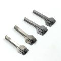 Leather Craft Oblique Flat Cut Hole Punches 3.38/3.85/3.0/2.7mm French Style Oblique Flat Chop Leather Stitching Punch Tool. 