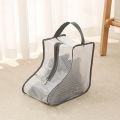 Shoes Dust Cover Mesh Transparent Shoe and Boot Storage Bag with Zipper Portable Travel Dust Organizer Protector Bag.