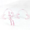 5Pcs C-Shaped Dental Cheek Retractors (M size,Pink ) Mouth Opener Teeth Treatment Mouth Opener for Repairing Dentist Supplies.