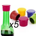 Flexible Silicone Beer Cork Cocktail Glass Bottle Stopper, Durable Bar Accessories, House Wine Bottle Cap, Seal, Food Grade, Bar. 