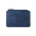 Short Matte Leather Card Wallet - Retro Multi-card Holder with Frosted Fabric, Zipper Bag for Money, New Minimalist Purse.