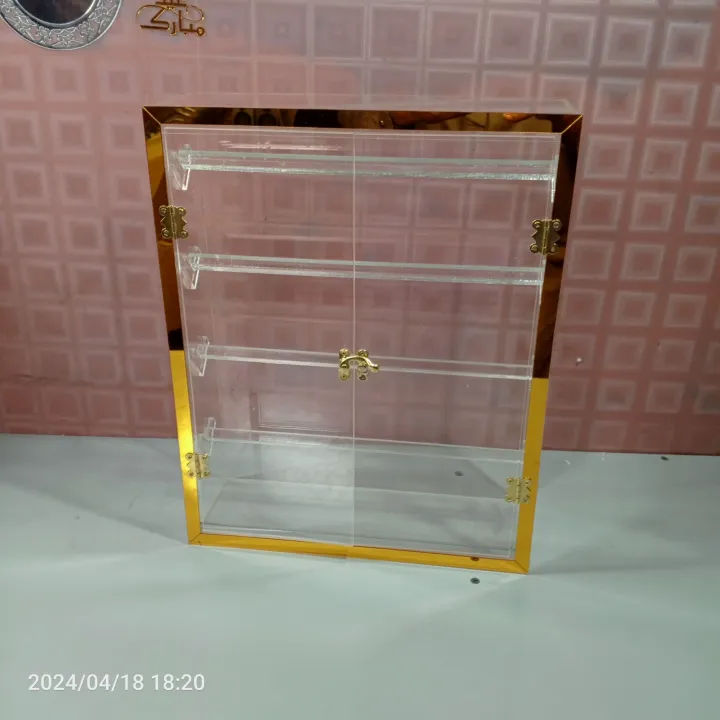 Acrylic%20plastic%20bangle%20stand%20new%20look%20with%20golden%20border%204%20step%20-%20Image%204