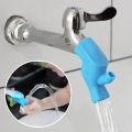 High Elastic Silicone Water Tap Extension Sink Children Washing Device Bathroom Kitchen Faucet Guide Extenders Drop.