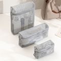 Casual Nylon Storage Pouch With Zipper Hand-held Mesh Pouch Multipurpose Mesh Toiletry Wash Bags Travel. 