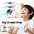 Mini Induction Helicopter Can Hover and Automatically Sense to Prevent Falling Mini RC Drone. 