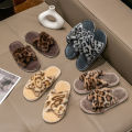 Women's Household Open Toe Slippers Four Seasons Indoor Floor Comfortable Fashion Fluffy Slippers Soft Spring And Autumn Couple.