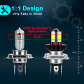 4000LM Motorcycle Headlight LED BA20D H6 H4 Bulbs Hi Lo beam Moto LED Motorbike Headlight Lamp 6000K White 12V.