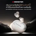 Monster xkt28 Bluetooth wireless headset Bluetooth 5.4 wireless earphone Bluetooth earphone answer call music headphone play game bad dual mode mic. 