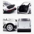 1/36 Scale Porsche 911 Turbo Toy Car Model Alloy Diecast Retro Racing with Pull Back Scale Model Car Toy for Boy Gift Collection. 