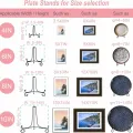 1pc Black Iron DIY Craft Bracket Book Holder Photo Pedestal Bowl Picture Frame Plate Rack Display Stand Easel Storage Holders. 