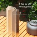 Outdoor Gas Stove Windshield Thickened Folding Cassette Stove Windshield (8pcs). 