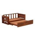 sofa cum bed pure solid sheshom wooden. 