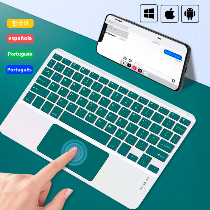 Multilingual Touch Keyboard For Mobile Phone Tablet Computer Bluetooth ...
