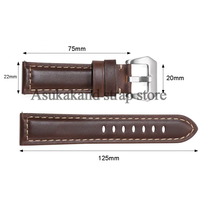 20m%2022mm%2024mm%20Genuine%20Leather%20Watch%20Strap%20For%20Panerai%20PAM111%20441%20312%20For%20Breitling%20Watch%20Band%20Men%20band%20Quick%20Release%20Watch%20Chain%20-%20Image%202