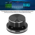 USB Volume Control Multimedia Controller Knob USB Volume Control Knob 360 Degree Rotating Plug and Play with RGB Light for PC. 