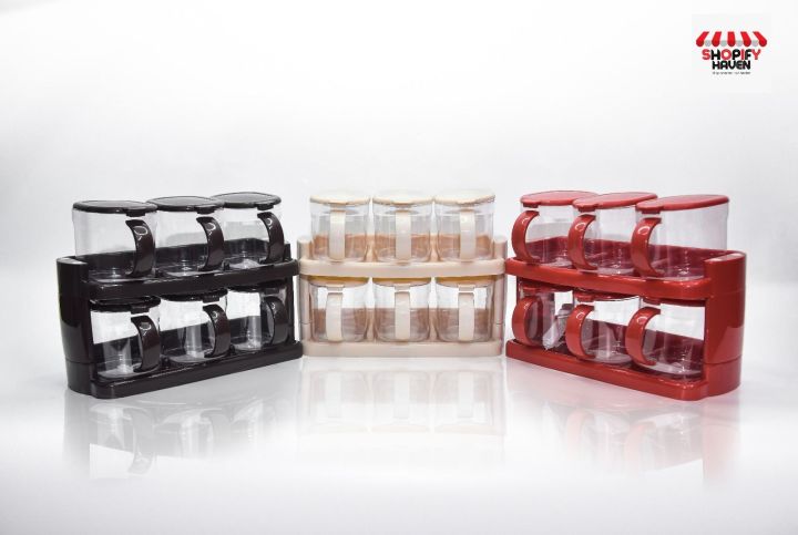 Spice%20Jars%20Masala%20Rack%20-%20Masala%20Box%20Set%206%20Pieces%20With%20Spoons%20-%20Premium%20Quality%20Masala%20Jars%20with%20Three%20Different%20Colors%20-%20Image%206