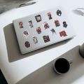 50Pcs Manga Berserk Stickers Berserk Guts Decals Suitcase Motorcycle Stationery Anime Waterproof Graffiti Stickers. 