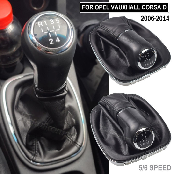 For%20Opel/Vauxhall%20Corsa%20D%202006%202007%202008%202009%202010%202011%202012%202013%202014%20Gear%20Shift%20Knob%20Lever%20Stick%20Gaitor%20Boot%20Cover%20Frame%20Case%20-%20Image%203