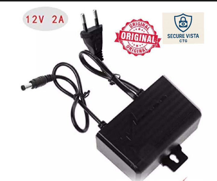 Power Adopter Rack 12V 2A DC Power Adopter Waterproof for cctv and Electronics product ...