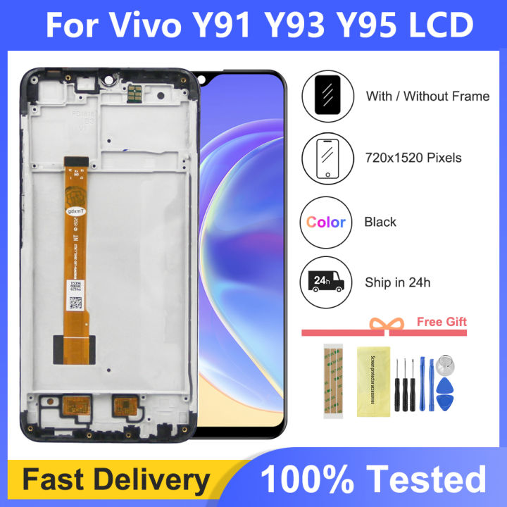 6.22'' For VIVO Y91 Y93 Y95 LCD Display Touch Screen 1816, 1817, 1820, 1811 Digitizer Assembly With Frame Replacement