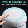 Mini Desktop Trash Can, Press Type, Living Room Desk Paper Bin, Car Bedroom Restaurant Desktop Trash Can. 