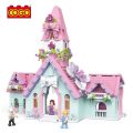 MN COGO 928 Pcs Large Girls Friends House Princess Castle lego Bricks Blocks kids Toys. 