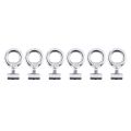 2-6PCS camper van Awning Rail Stoppers Stainless Steel Lifting Eye Nut Fastener Tent Track Ropelifting Ring Caravan Accessories.