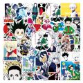 50Pcs Hunter X Hunter Anime Stickers Pack Cartoon Character Decoration Laptop Skin Waterproof Phone Case Cute Stickers.