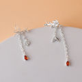 Anime TGCF cosplay jewelry TianGuanCiFu butterfly tassel bracelet earrings opening adjustable ring huacheng xielian fans gifts. 