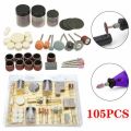 105 Pcs Mini Drill/ Die Grinder Accessories Kit. 