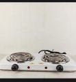Hot Plate, Plated Stove - 2000W Portable Electric Stove for Cooking with 5 Levels Adjustable Temperature Double Coil Burner Cast Iron. 