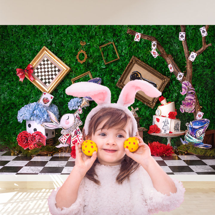 Alice%20In%20Wonderland%20Birthday%20Party%20Decor%20Backdrop%20Baby%201st%20Birthday%20Baby%20Shower%20Cake%20Smash%20%20Portrait%20Photography%20Backgrounds%20-%20Image%204