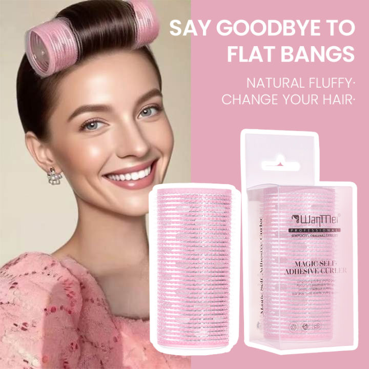 1pcs Hair Rollers Set Curlers No Heat Hair Waver Bangs Self-Adhesive Hair Curlers for Women Makeup Hair Styling Curling Tools