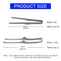 Camping Titanium Tea Cup Clip Outdoor Ultralight Steak Lid Barbecue Antiscalding Tea Tweezer Tableware Toast Tongs. 