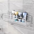 Bathroom Storage Rack Kitchen Organizer Shelf Black Shelves Corner Frame Iron Shower Punch Free Mounted Caddy Rack. 