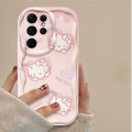 Hello Kitty Cinnamoroll Phone Case for Samsung Galaxy S25 S24 Ultra S23 S22 S21 S20 Plus FE A56 A36 A26 Soft Silicone Back Cover. 