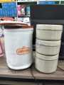 3 pcs Thermos Lunch Box Set Stackable Bento Box For Kids Adults School Picnic Fruit Salad Food Container Insulated Lunch Bag. 