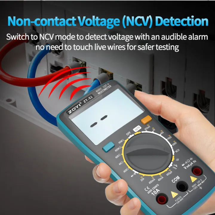 Smart Dual-Mode Digital Multimeter， 6000 Counts True RMS Professional ...