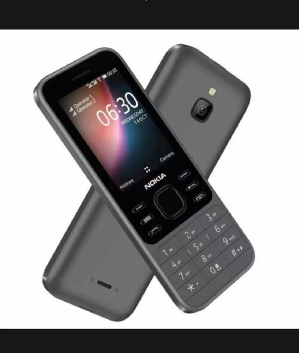 Nokia 6300 High Quality Copy Of Dubai Stock 2 G Verient Mobile Phones Key pad PTA approved 1year warranty box 🎁