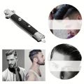 Portable Foldable Knife Brushes Hair Trimmer Comb Folding Spring Comb Automatic Combs Brush Accessories Styling Tools. 