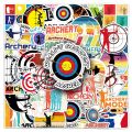 50 Pcs Archery Sports Waterproof Stickers Graffiti Decorative for Archery Lovers Skateboard Stationery Laptop Trendy Decals.