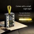 3*18650 Battery Charger Case DIY Power Bank Box Fast Charge 5V 2A Double USB Output Battery Storage Box With LED Night Light.