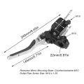 Pair Motorcycle Left Right Brake Handle Lever with Oil Can Aluminum Alloy CNC Replacement for Yamaha YQ50 Aerox 1997‑2013. 