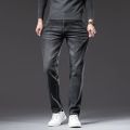 New Men's Slim Straight Elastic Jeans Fashion Business Casual Comfortable Soft Denim Trousers High Quality Mens Designer Clothes. 