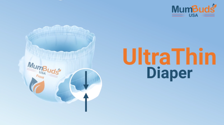 MumBuds USA ZIPLOCK Tape Style Diapers Size-4 L (9–14 kg) 38 Pcs | Ultra Thin, Soft & Breathable Baby Diapers