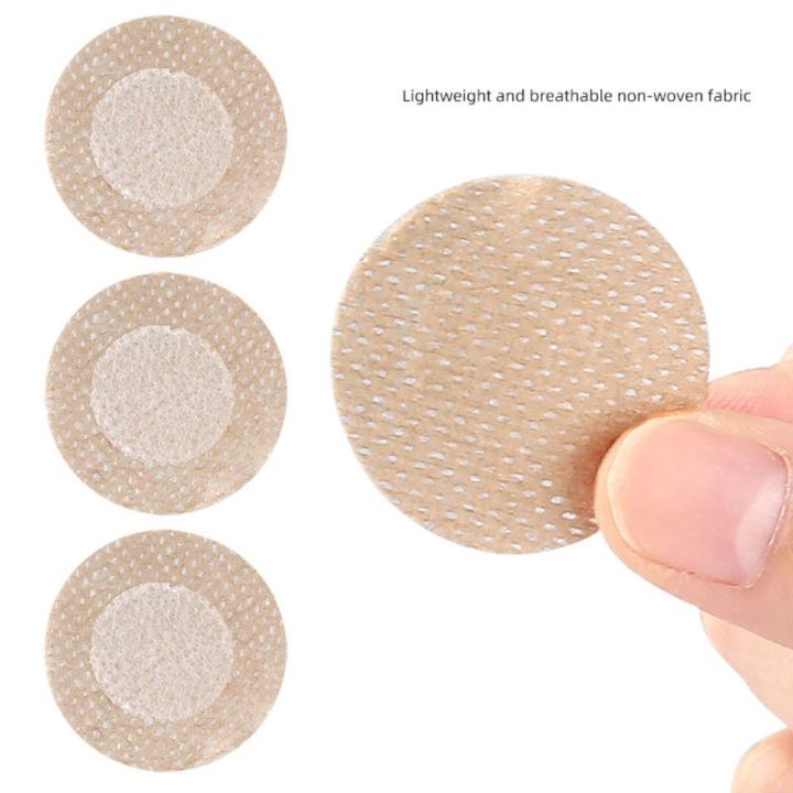 100pcs Self-adhesive Traceless Men Nipple Cover Sweatproof Waterproof Breast Patch Reusable Breathable Nipple Stickers Unisex