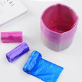 3 rolls (15 each)-small desktop portable trash bag.