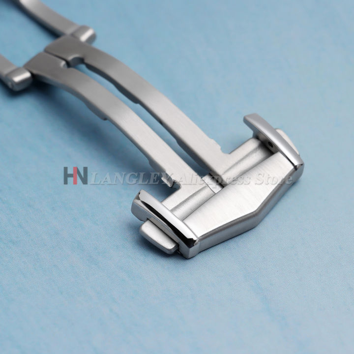 Folding%20Watch%20Buckle%20for%20%20Stainless%20Steel%20Deployment%20Clasp%2018mm%2020mm%20for%20Seamaster%20Matte%20Watchband%20Metal%20Button%20Accessories%20-%20Image%204